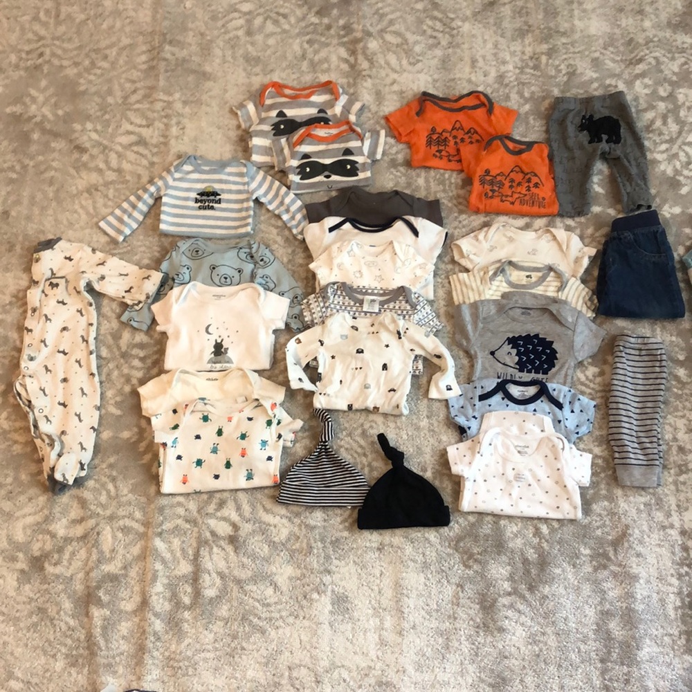 Baby boy Bundle 0-6months